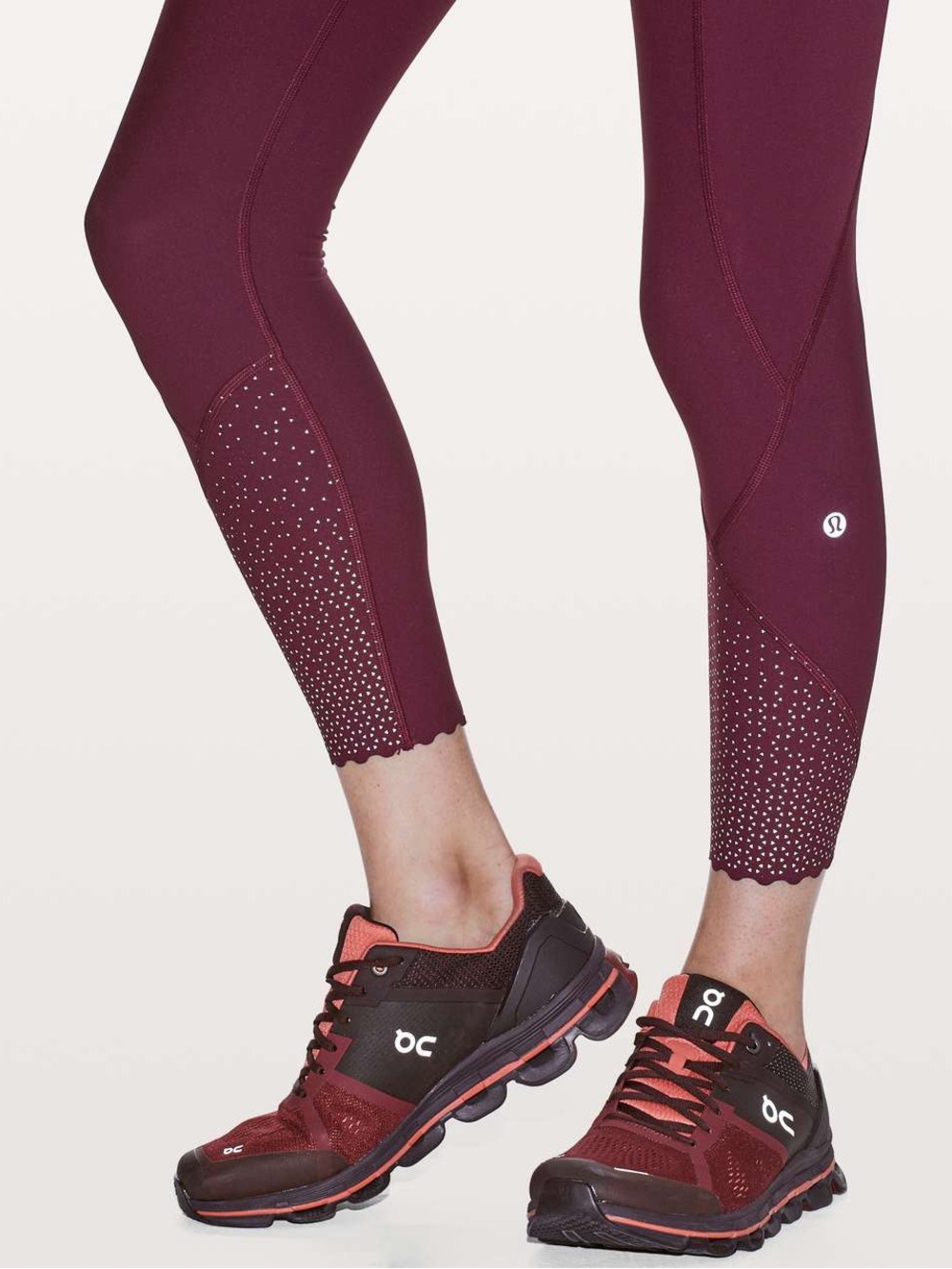 Lululemon Tight Stuff Tight II 25” — Deep Ruby — Size 4